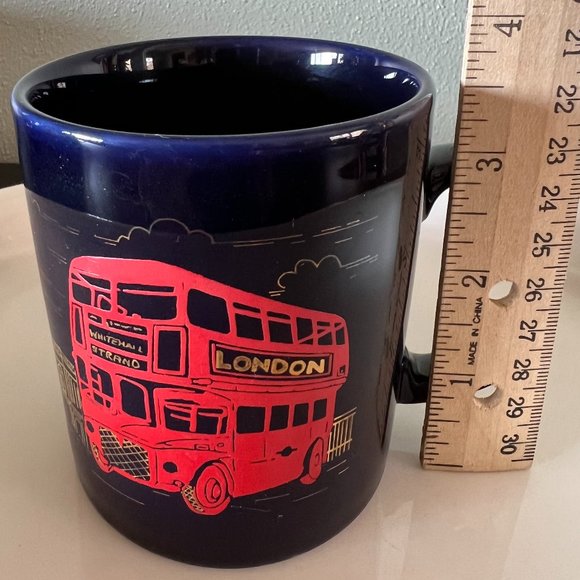 Vintage London Souvenir Mug ~ Big Ben ~ St Paul's Cathedral ~ Double Dec… - Picture 5 of 6